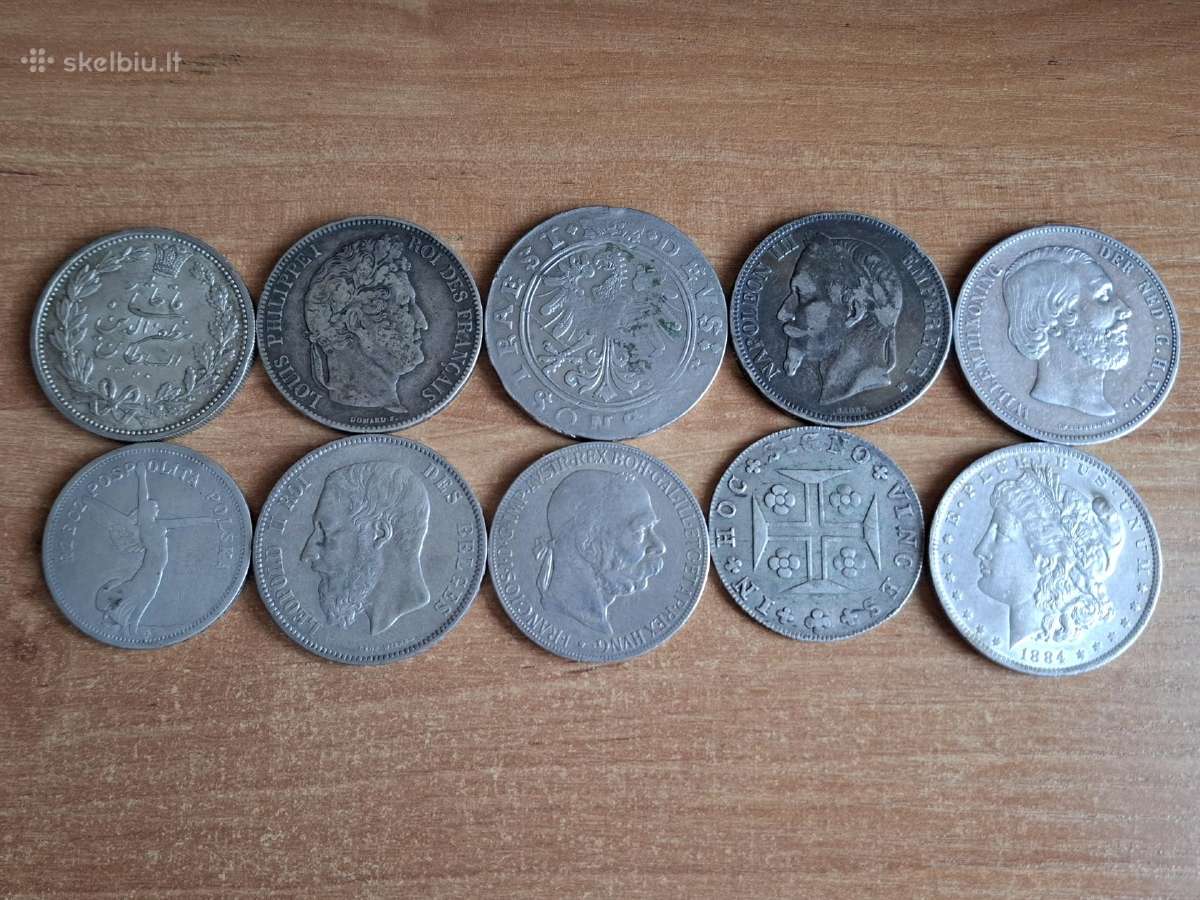 Sidabrinės pasaulio monetos - nuotraukos Nr. 4