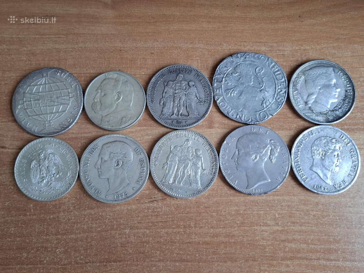 Sidabrinės pasaulio monetos - nuotraukos Nr. 14