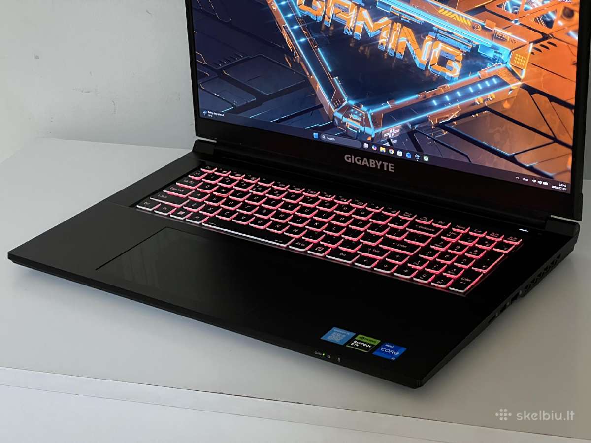 Parduodamas Gigabyte G7 su Rtx 4050, I5-12k, 144hz - nuotraukos Nr. 3