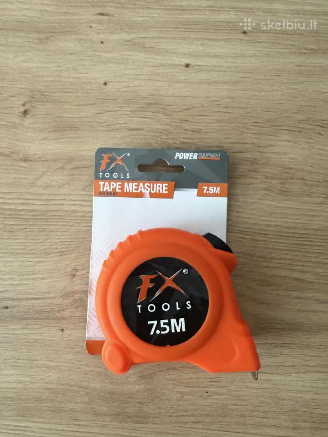 Parduodama nauja ruletė Fx Tools 7.5 m