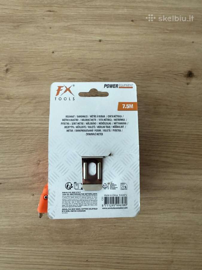 Parduodama nauja ruletė Fx Tools 7.5 m - nuotraukos Nr. 2