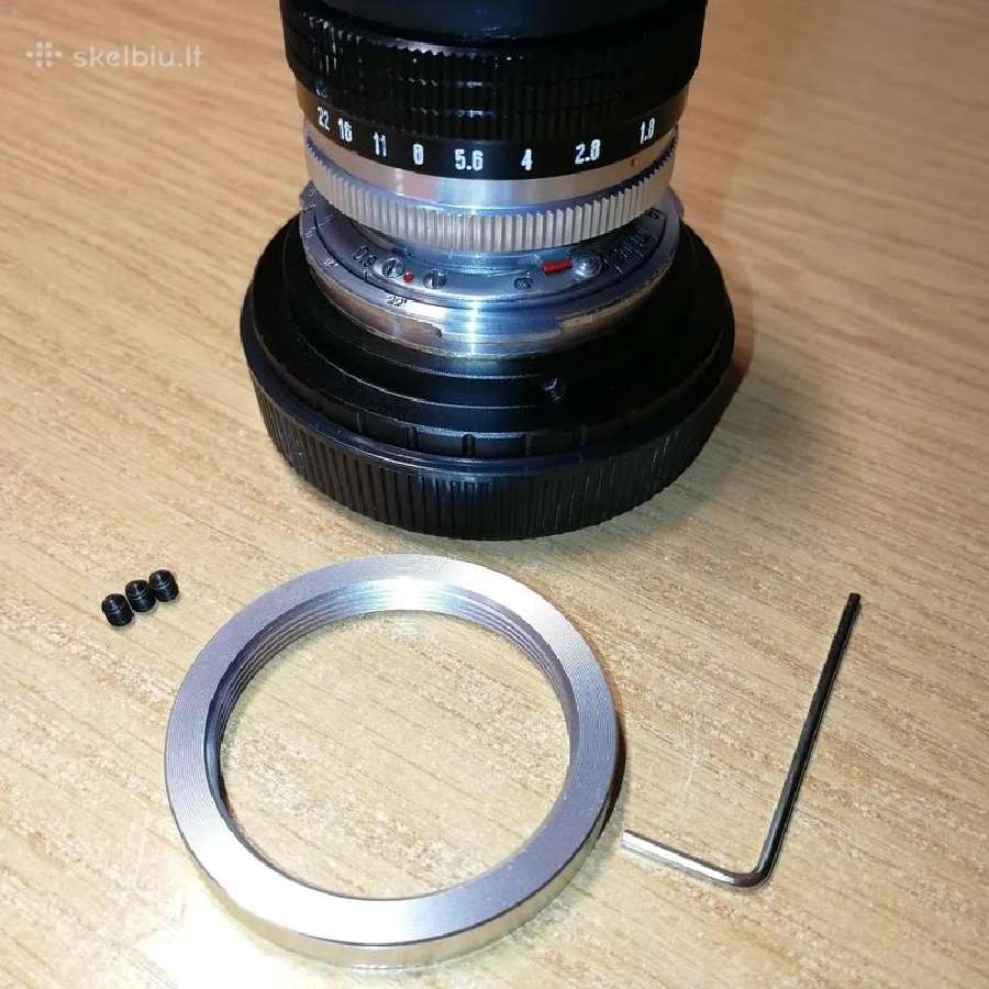 Contax/kiev į EOS R adapteris su fokusavimo dalimi - nuotraukos Nr. 7