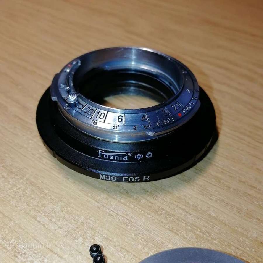 Contax/kiev į EOS R adapteris su fokusavimo dalimi - nuotraukos Nr. 5