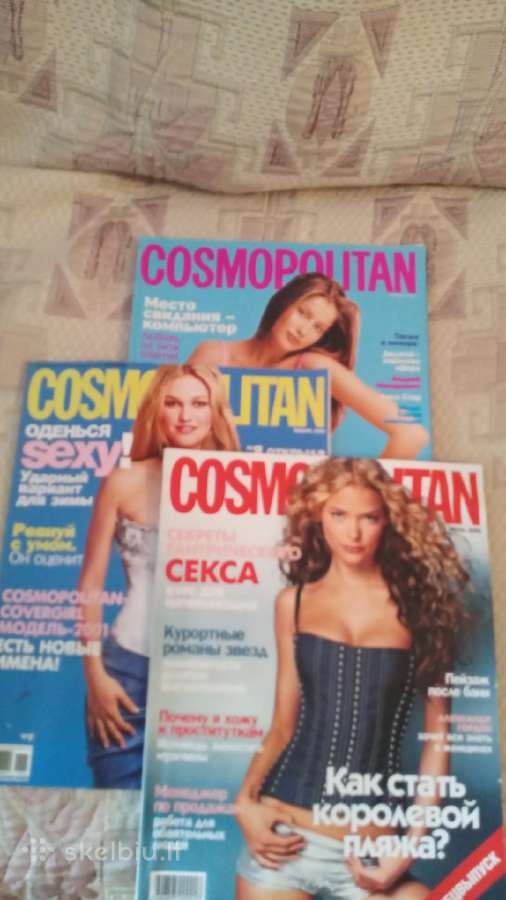 Cosmopolitan 1996 - 2002 m,3 žurnalai