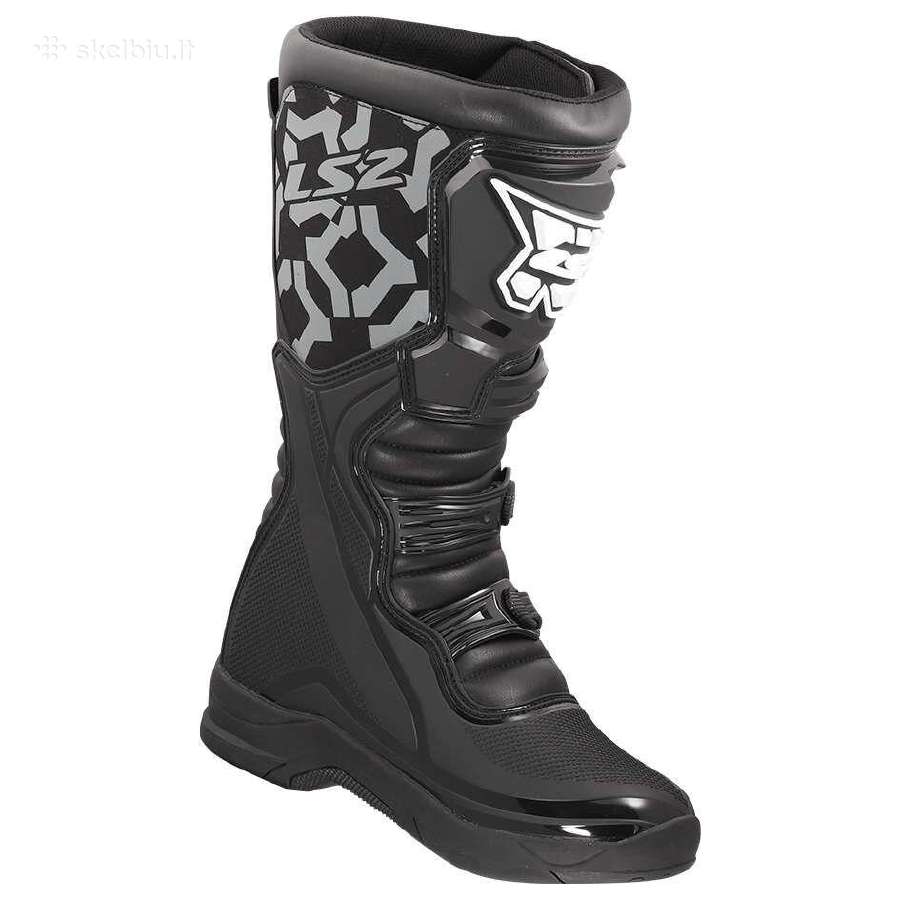 Ls2 Raptor Man Boots Black Motokroso Enduro batai - nuotraukos Nr. 2