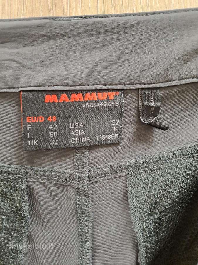 Mammut M d. turistines kelnes/bridzai su defektu - nuotraukos Nr. 2
