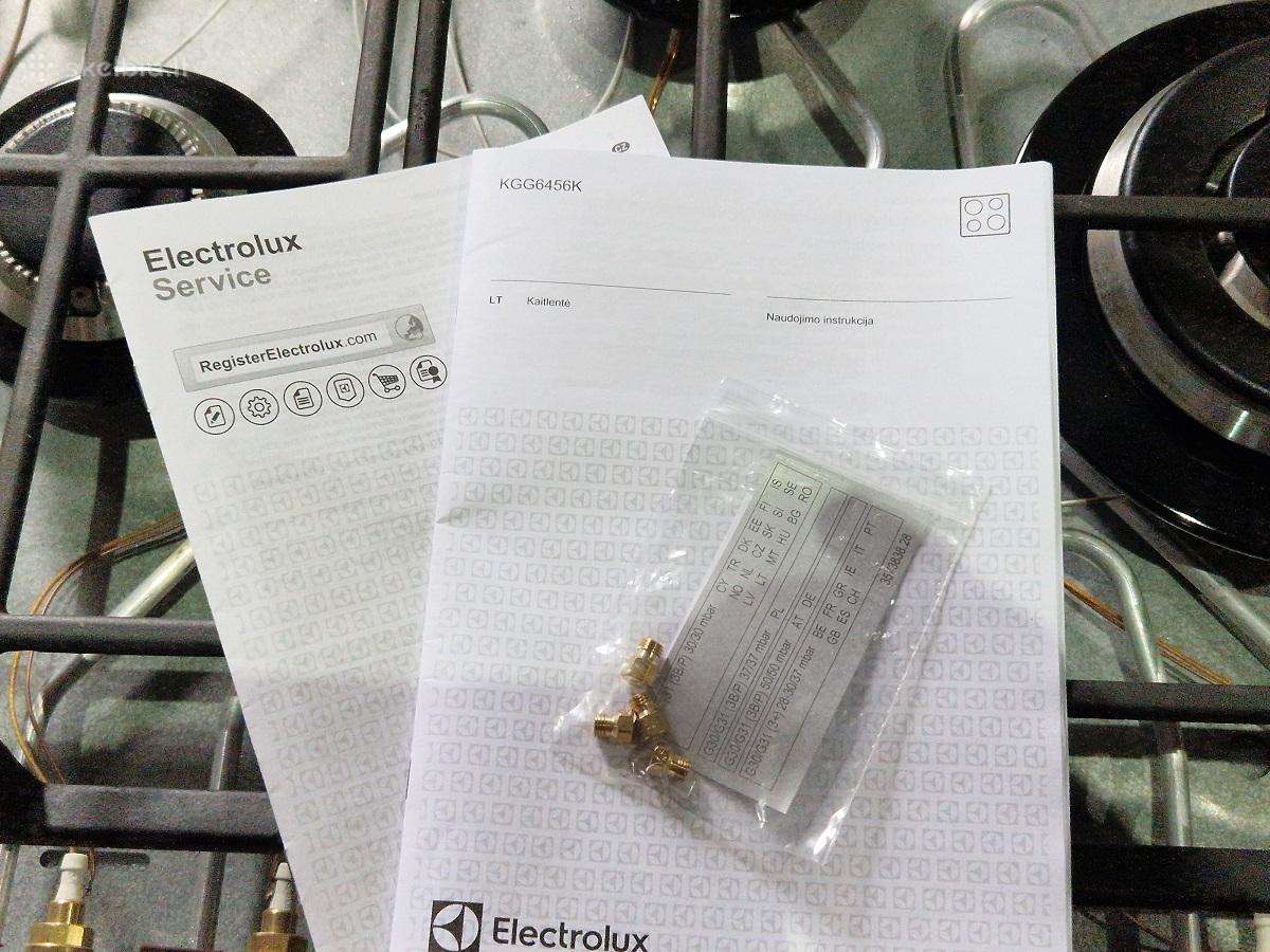 Dujinė kaitlentė Electrolux Kgg6456k be stiklo - nuotraukos Nr. 6