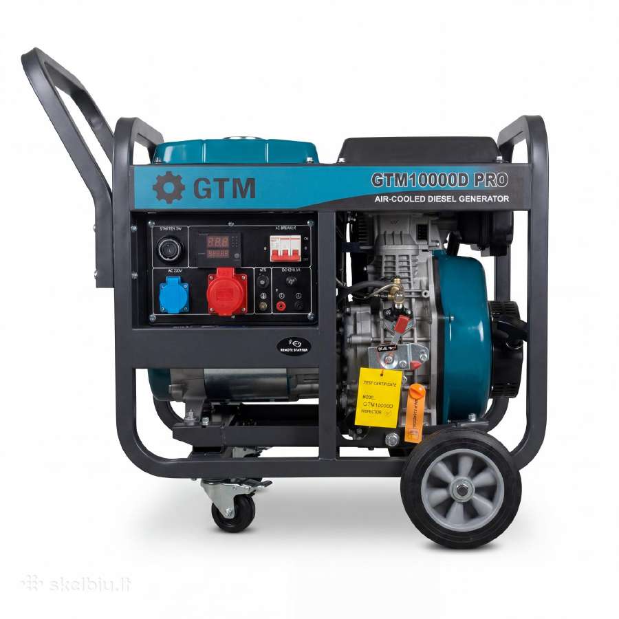 Dyzelinis generatorius Gtm 10000d Pro - nuotraukos Nr. 2