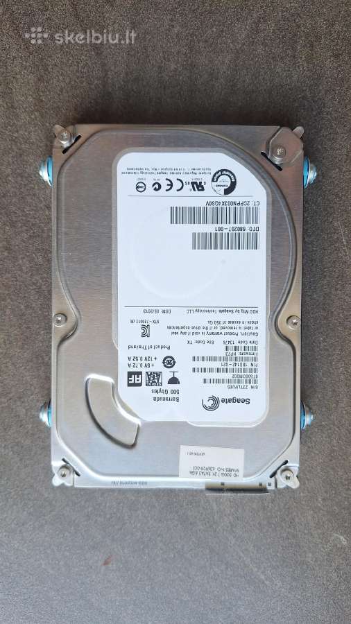 Hhd 500 GB seagate barracuda - nuotraukos Nr. 2