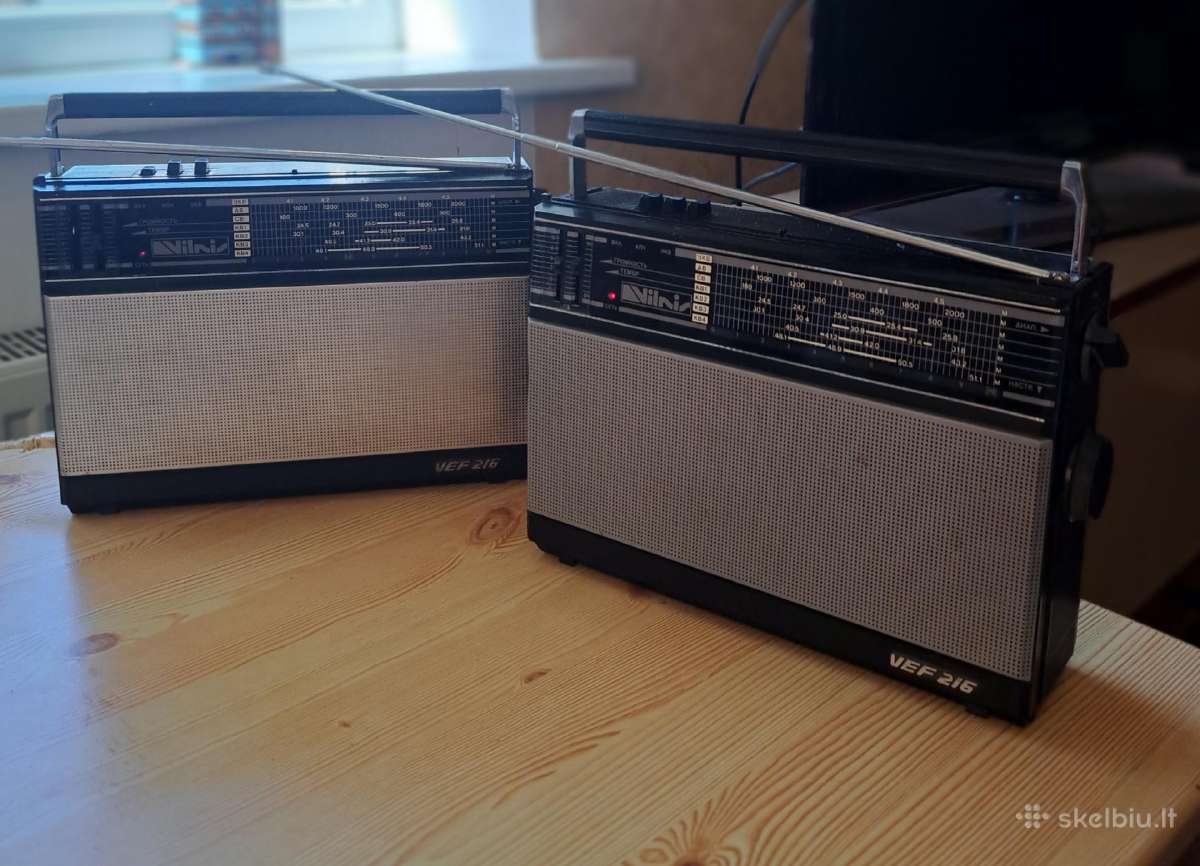 Retro radijo imtuvas Vef-216 Vilnis.