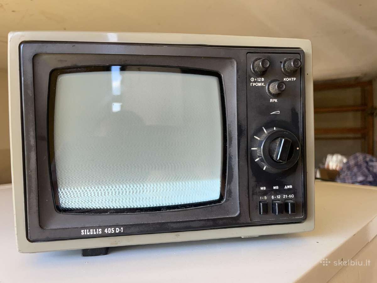 Retro televizorius „Šilelis 405 D-1“ – kolekcijai