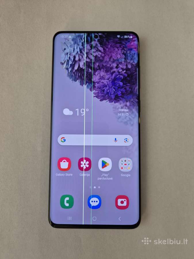 Samsung Galaxy S20+ 128gb su ekrano defektu