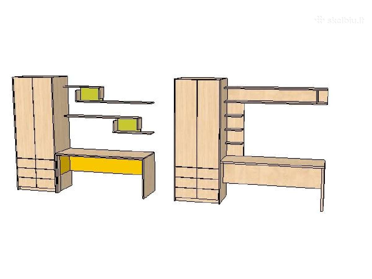 Vaikų kambario komplektas