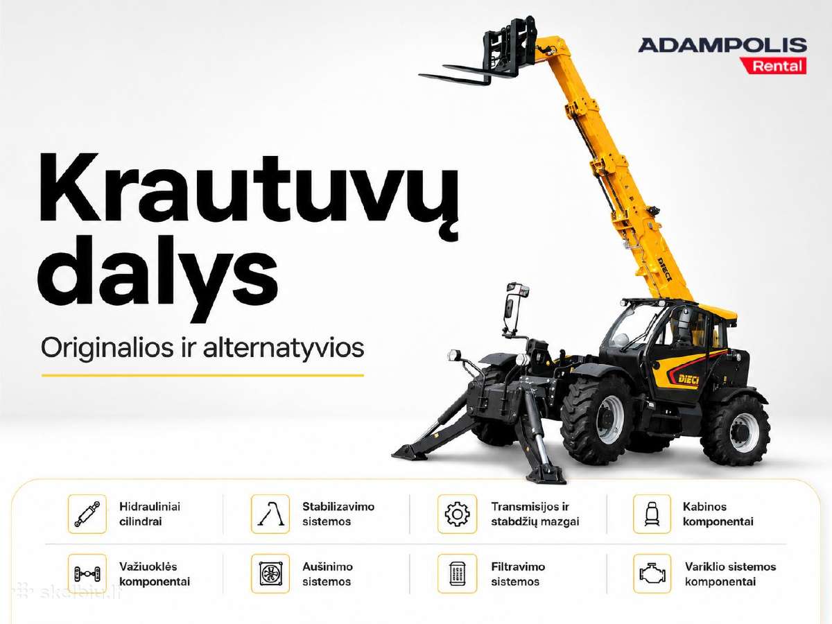Originalios ir Alternatyvios Krautuvų dalys