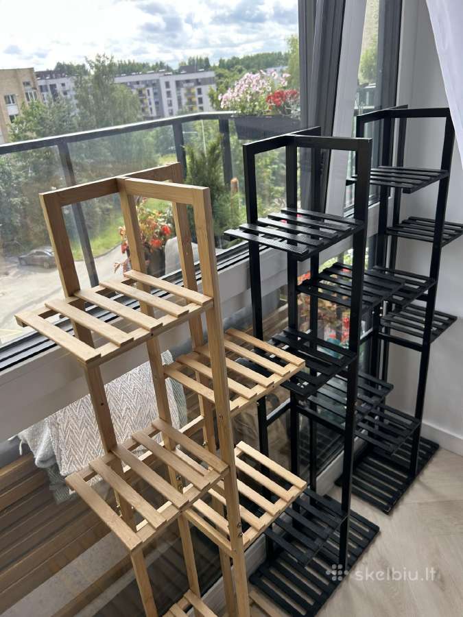 Bambukiniai gėlių stovai (3 vnt.) - nuotraukos Nr. 5