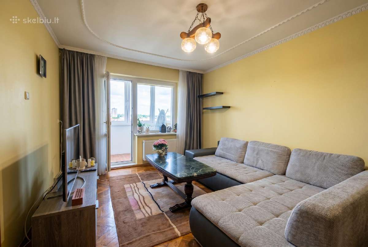 Renovuotas su įspūdingu vaizdu į miestą