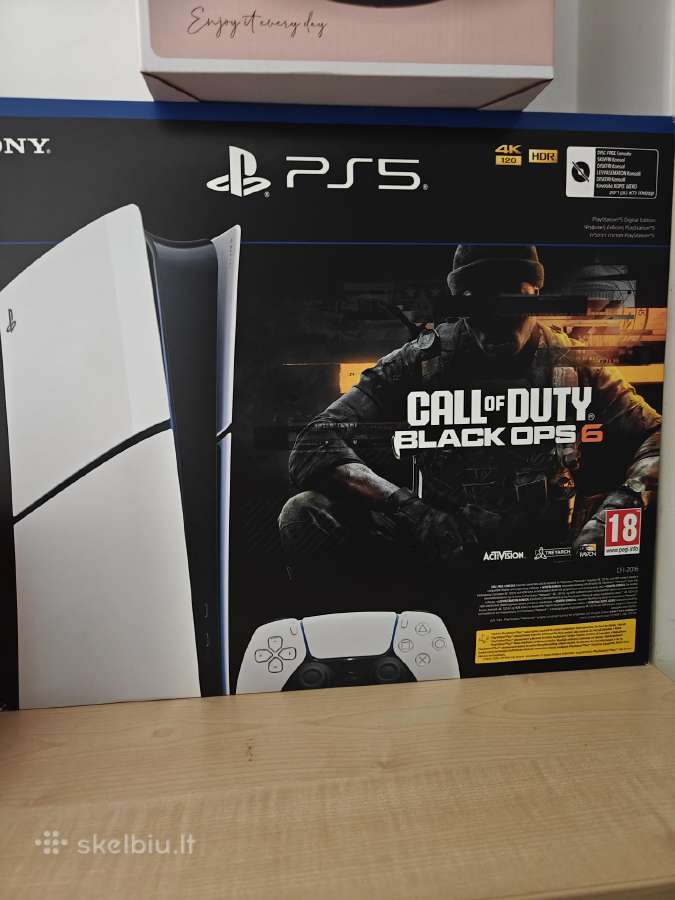 Parduodamas ps5 slim digital 848gb