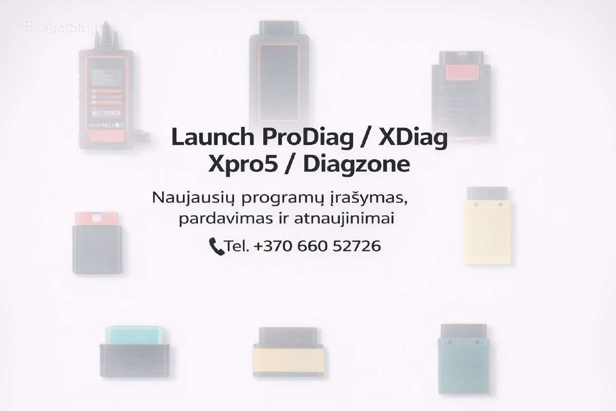 Diagnostikos įranga launch thinkdiag vcds autocom - nuotraukos Nr. 2