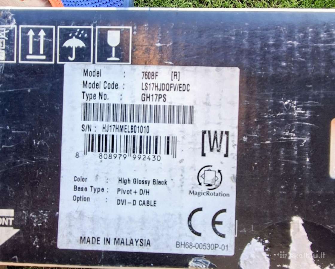 Samsung Syncmaster 760 Bf 17 coliu - nuotraukos Nr. 11