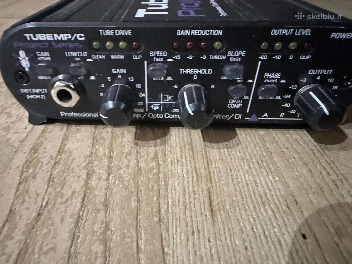 Art Tube Mp/c Preamp / Compressor / Limiter/di box - nuotraukos Nr. 2