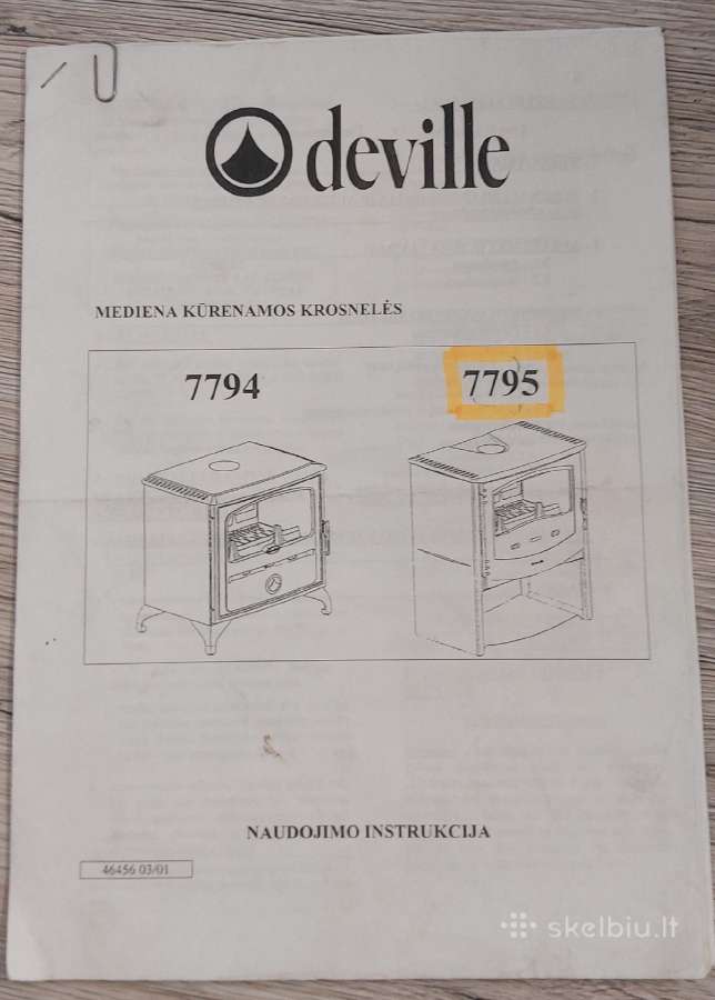 Ketinė krosnelė-židinys Deville - nuotraukos Nr. 3