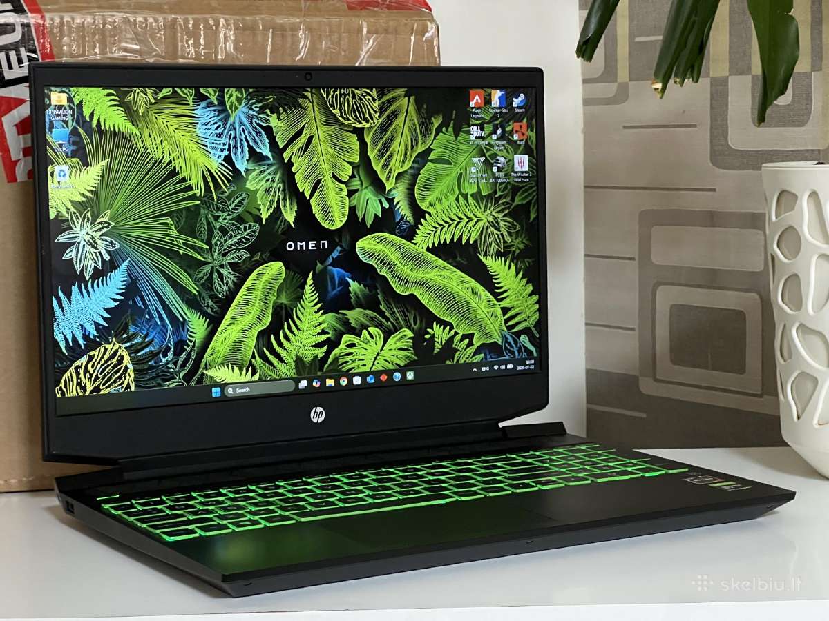 Parduodamas Hp Pavilion su Gtx 1660ti, Ryzen 7. - nuotraukos Nr. 2