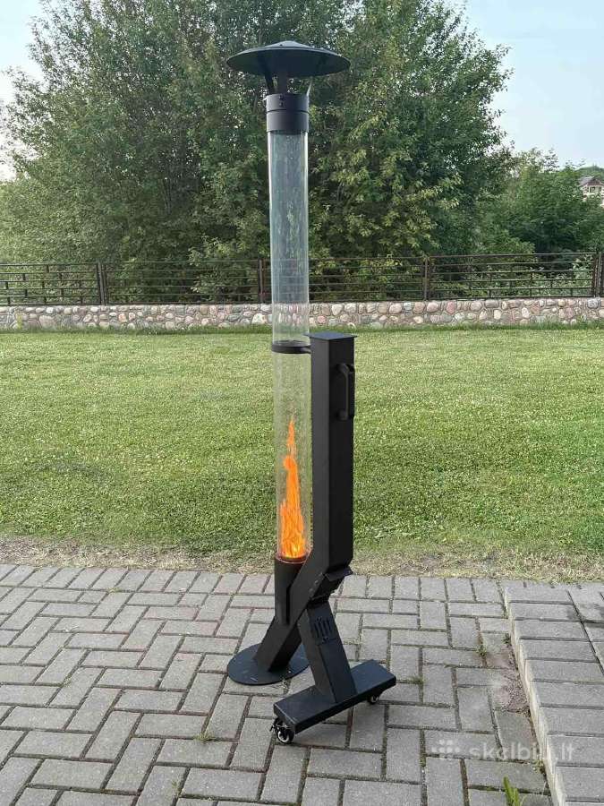 Greitai įkaistantis lauko židinys "Raketa"