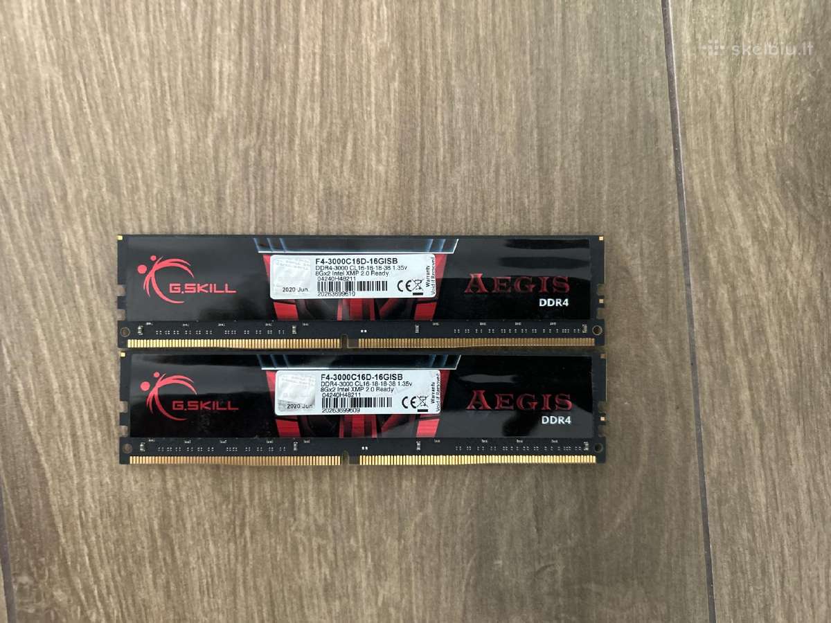 Ddr4 3000mhz Cl16-18-18-38 16gb (2x8gb)