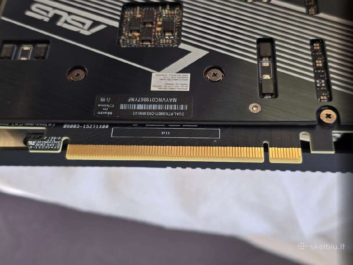 Nvidia Rtx 3060 Ti 8gb vaizdo plokštė - nuotraukos Nr. 4