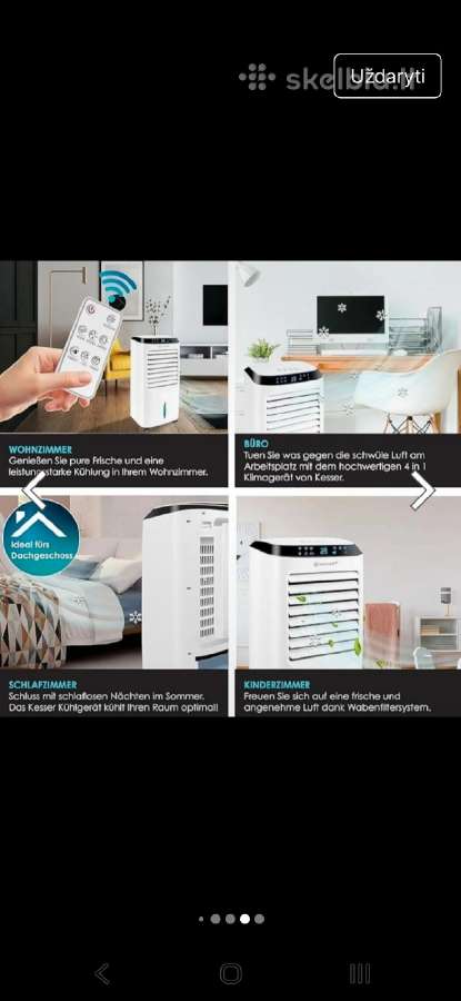 Mobilus oro vėsintuvas Kesser 4-in-1 (65w, 10l) - nuotraukos Nr. 7