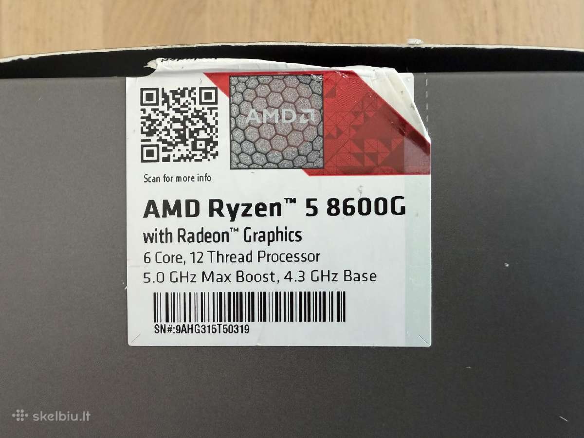 Ryzen 5 8600g procesorius - nuotraukos Nr. 2