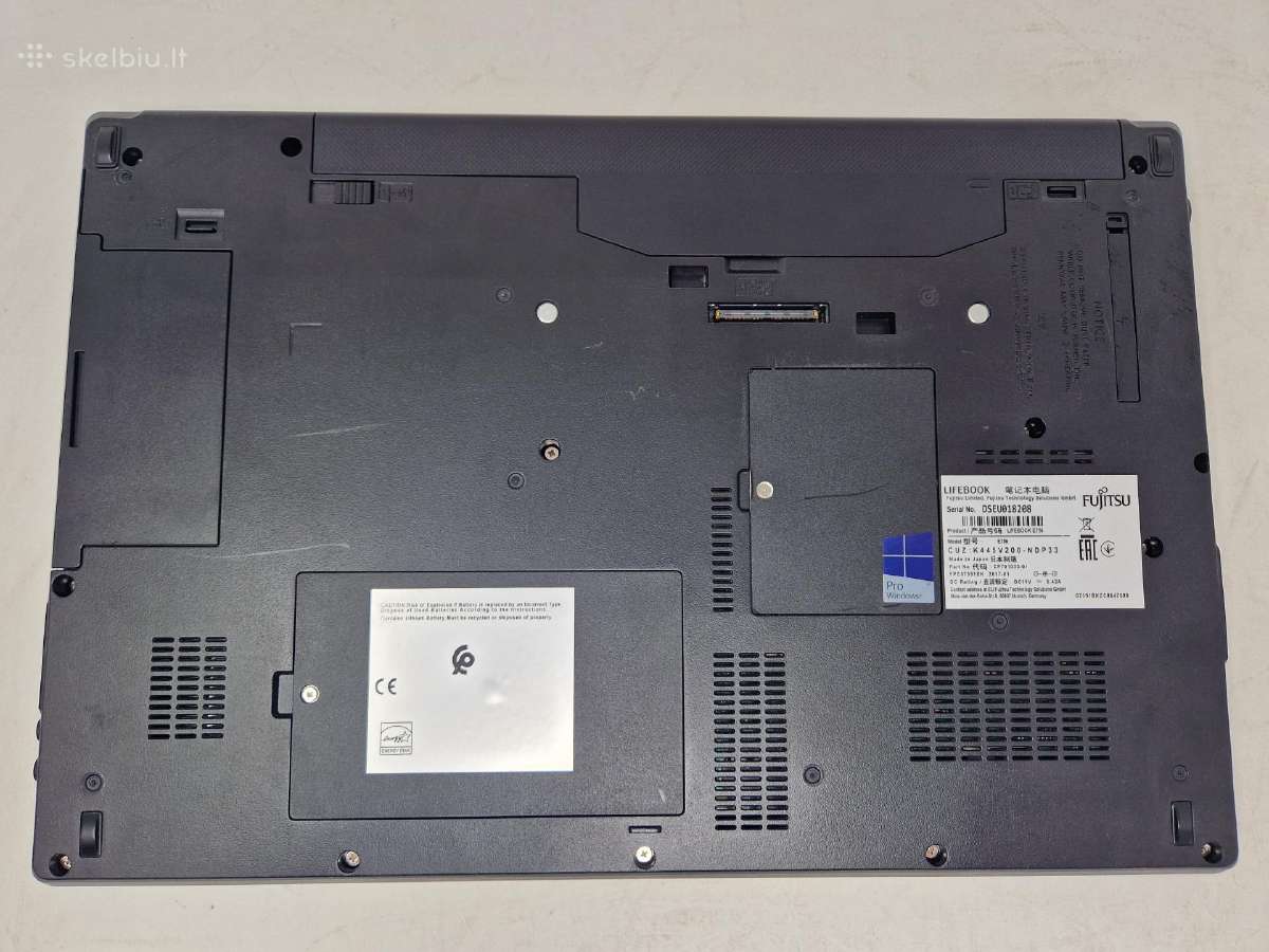 Fujitsu Lifebook E756 i5 6300u / 8gb RAM/256ssd - nuotraukos Nr. 6