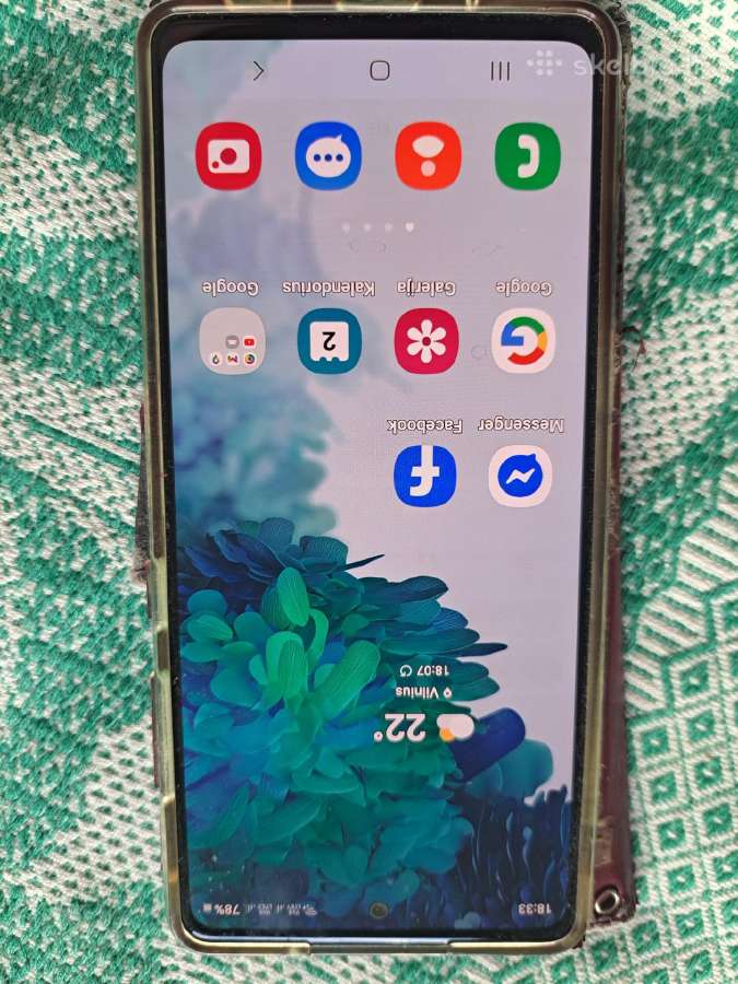 Samsung galaxy S 20 128 GB Tvarkingas naudojosi