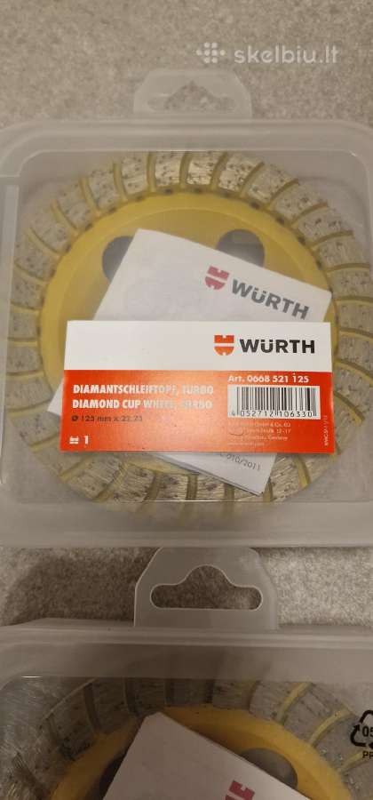 Wurth šlifavimo diskai - nuotraukos Nr. 2