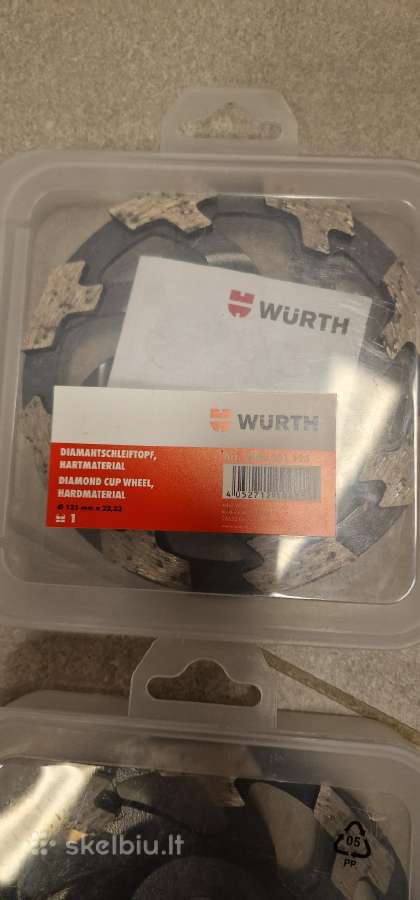 Wurth šlifavimo diskai - nuotraukos Nr. 3