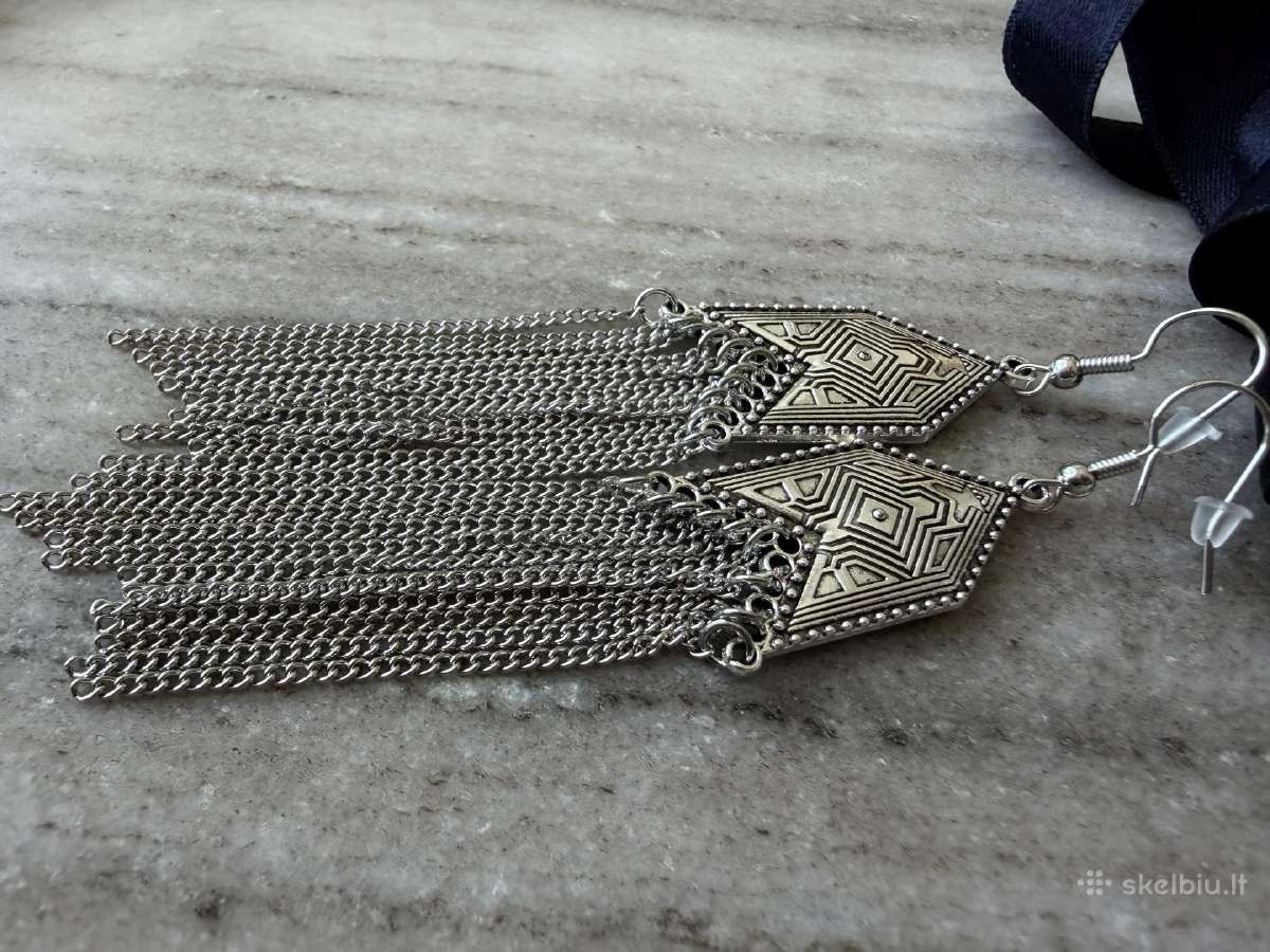 Boho auskarai - nuotraukos Nr. 3
