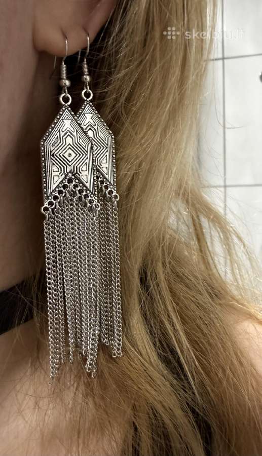 Boho auskarai - nuotraukos Nr. 4