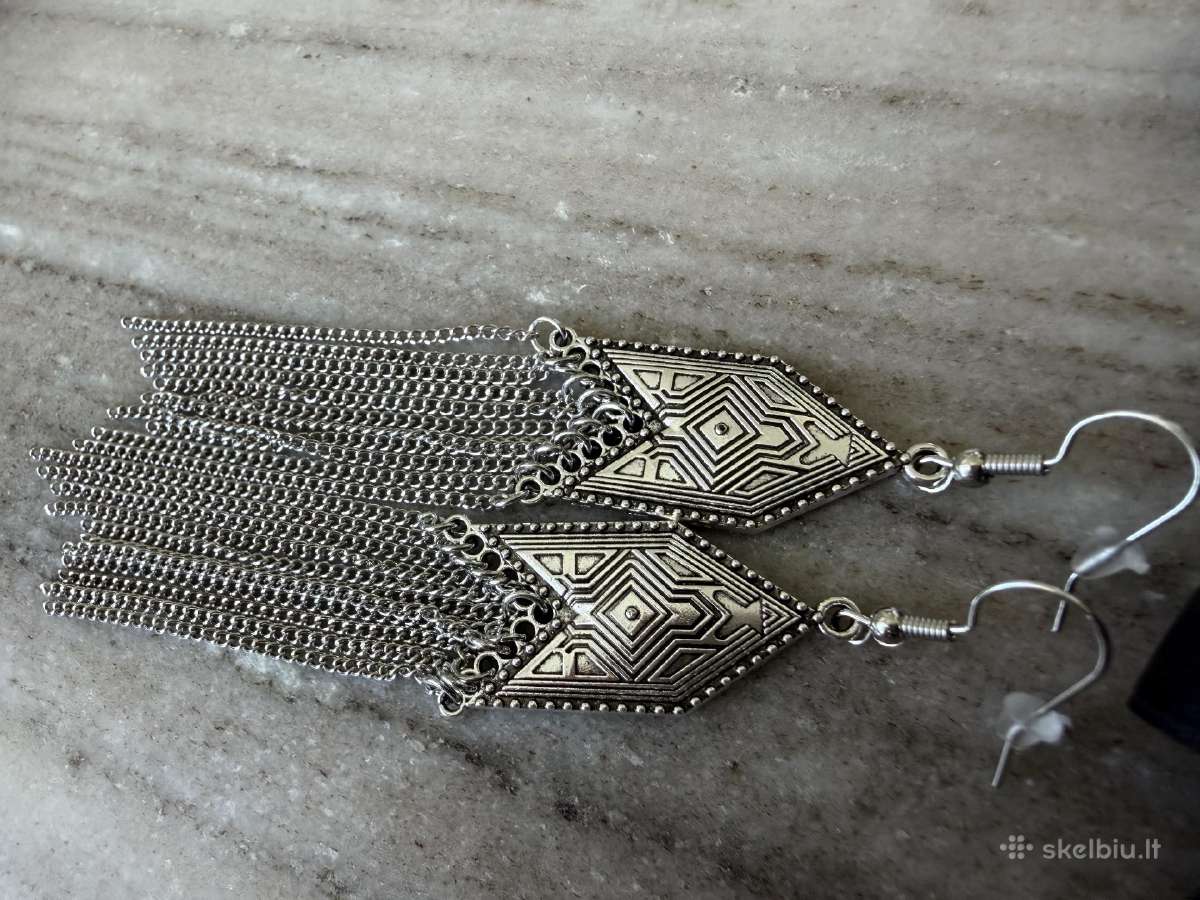 Boho auskarai - nuotraukos Nr. 6