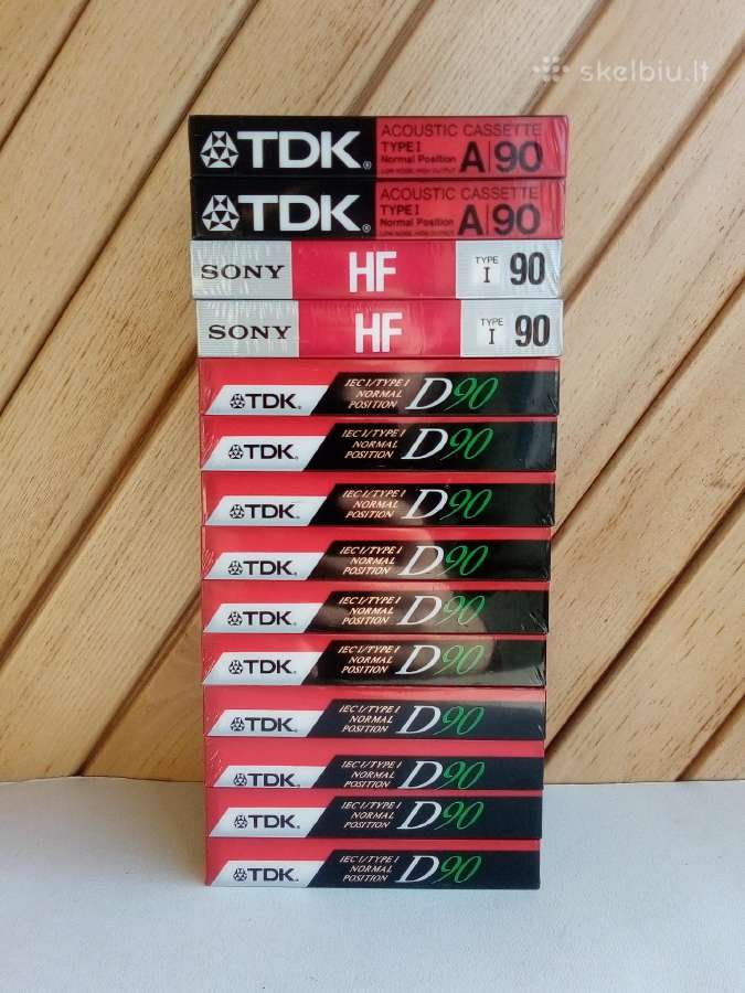 Naujos kasetes Tdk, Sony - nuotraukos Nr. 2