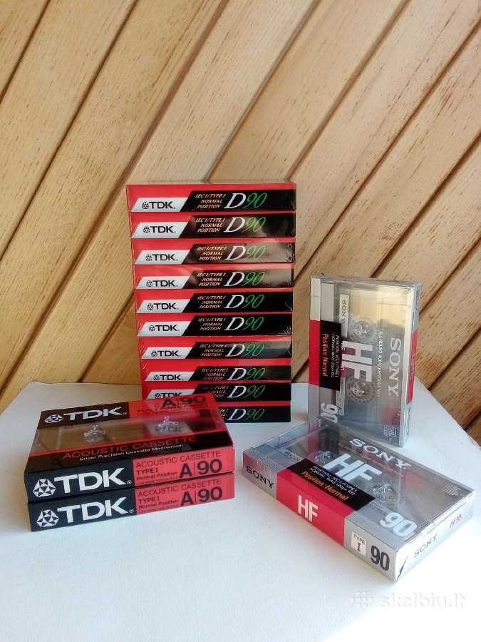 Naujos kasetes Tdk, Sony
