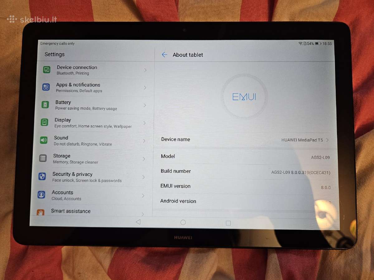 Parduodu huawei mediapad T5 32gb - nuotraukos Nr. 3