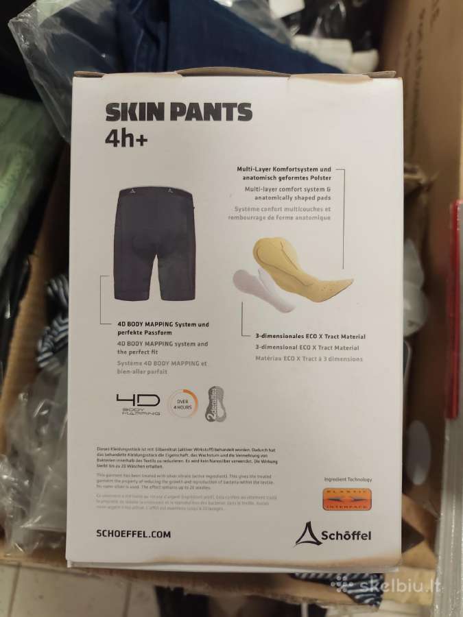 Schöffel Skin Pants 4h+ dviračių šortai - nuotraukos Nr. 2