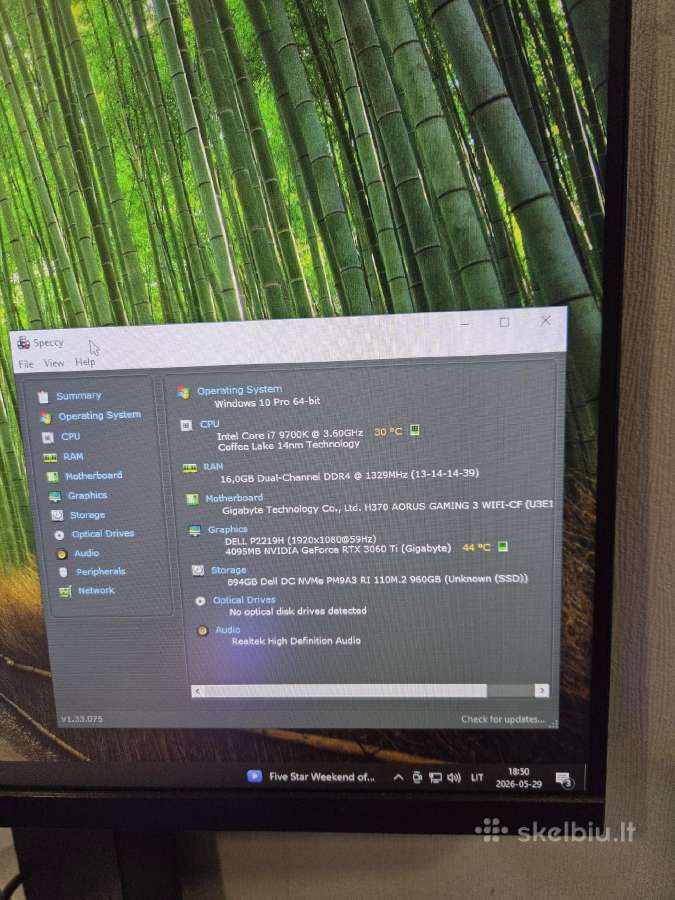Tvarkinga I7 9700k dėžė - nuotraukos Nr. 7