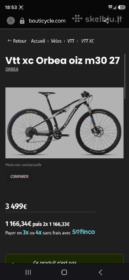Orbea oiz m30 27 Carbon - nuotraukos Nr. 15