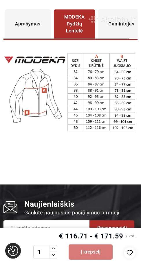 Modeka Veo Air lady tekstilinė striukė - nuotraukos Nr. 5