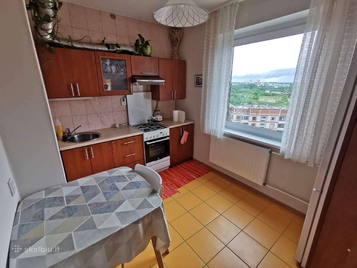 Išnuomojamas vieno kambario su holu butas.
