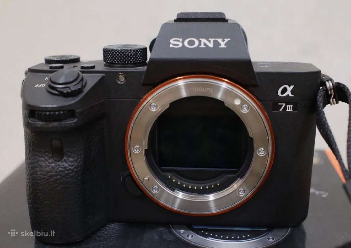 Sony a7 III rida tik 1900 kadrų