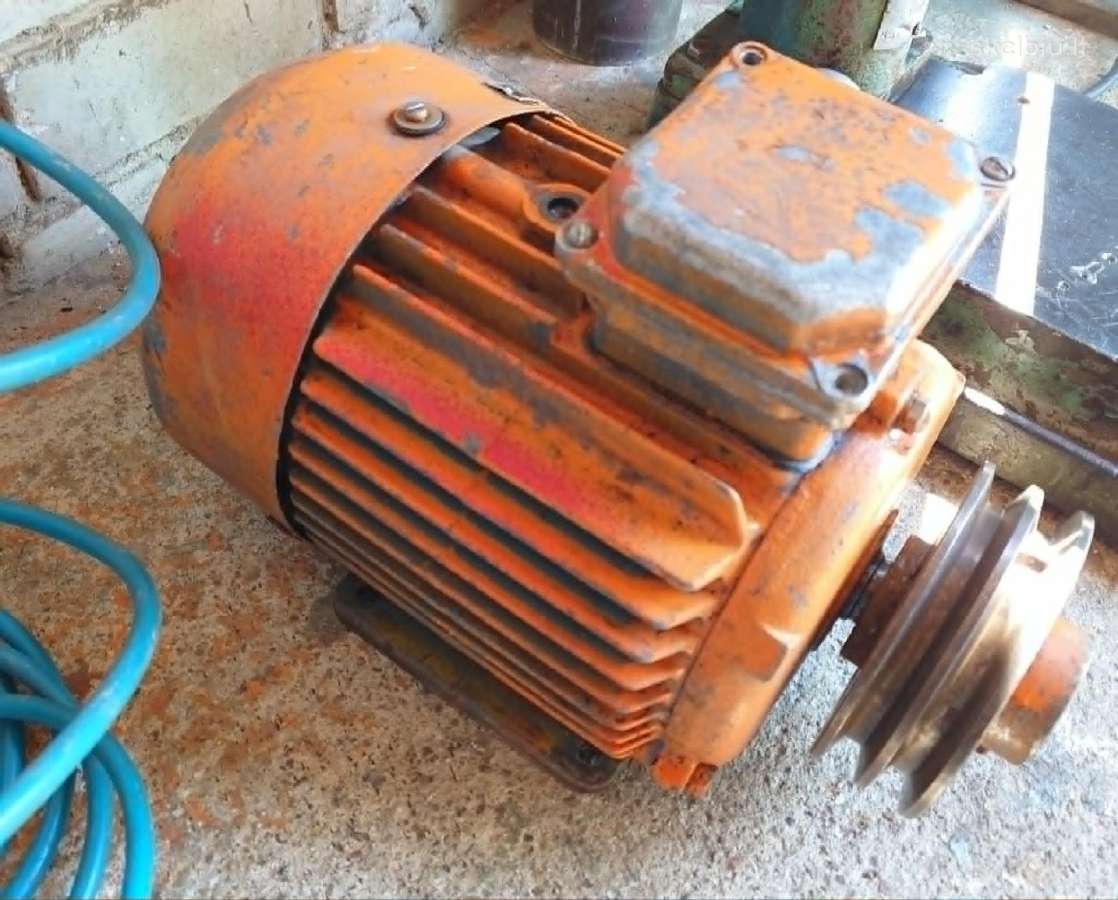 Elektros variklis 6 kw 1390 aps, suko kompresorių