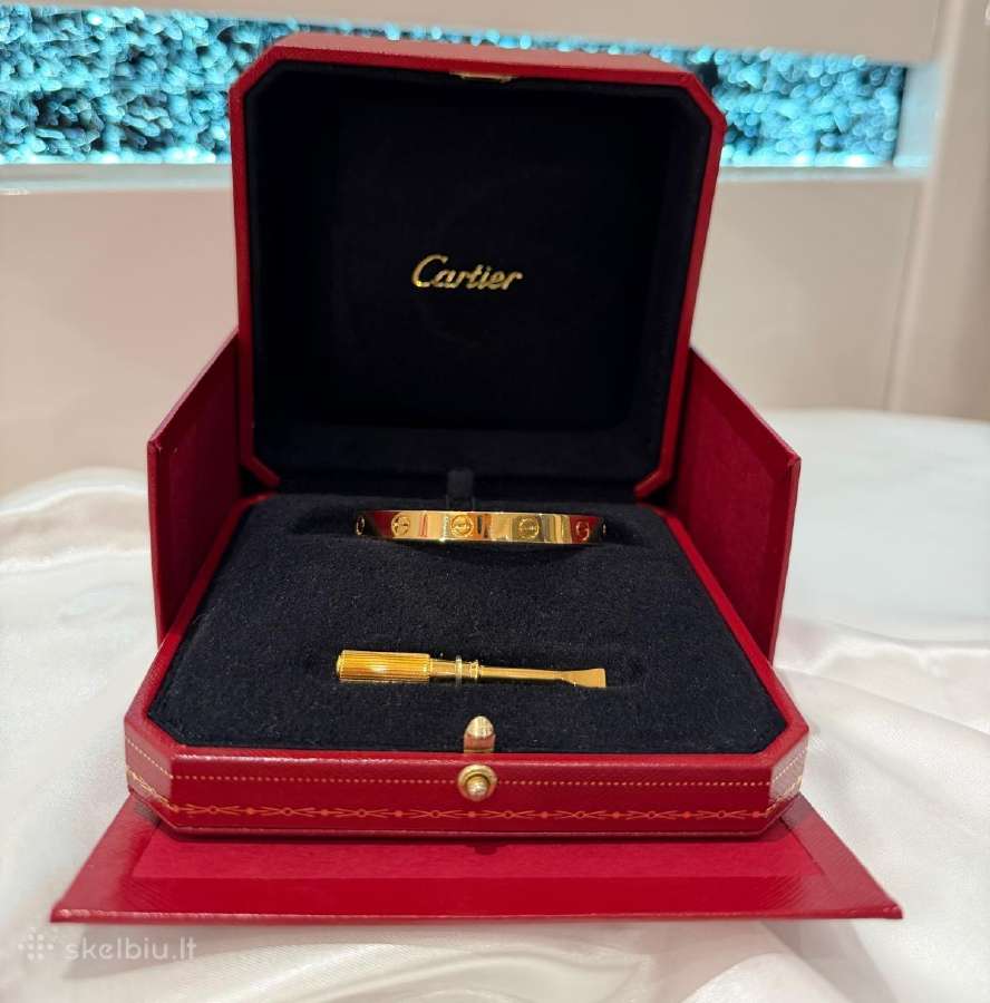 Cartier Love 18 karatų auksinė apyrankė - nuotraukos Nr. 2