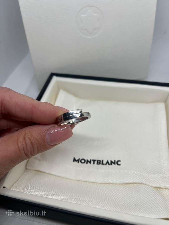 Montblanc unisex platininis žiedas – 52, 56 dydis - nuotraukos Nr. 8